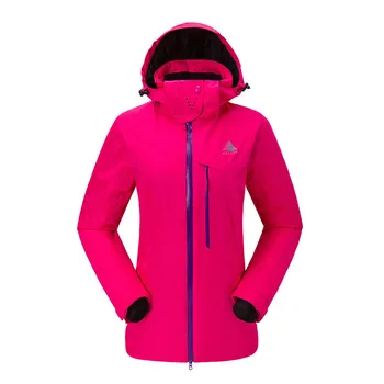 

Outdoor sports stormline clean color women's wear cotton insulation breathable waterproof single - board snowsuit