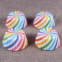 Шт./компл. 100 бумажные формы для выпечки торта кекс форма чашка для маффинов торт кекс Лайнер Маффин коробка вечерние для вечеринки лоток для торта украшения торта