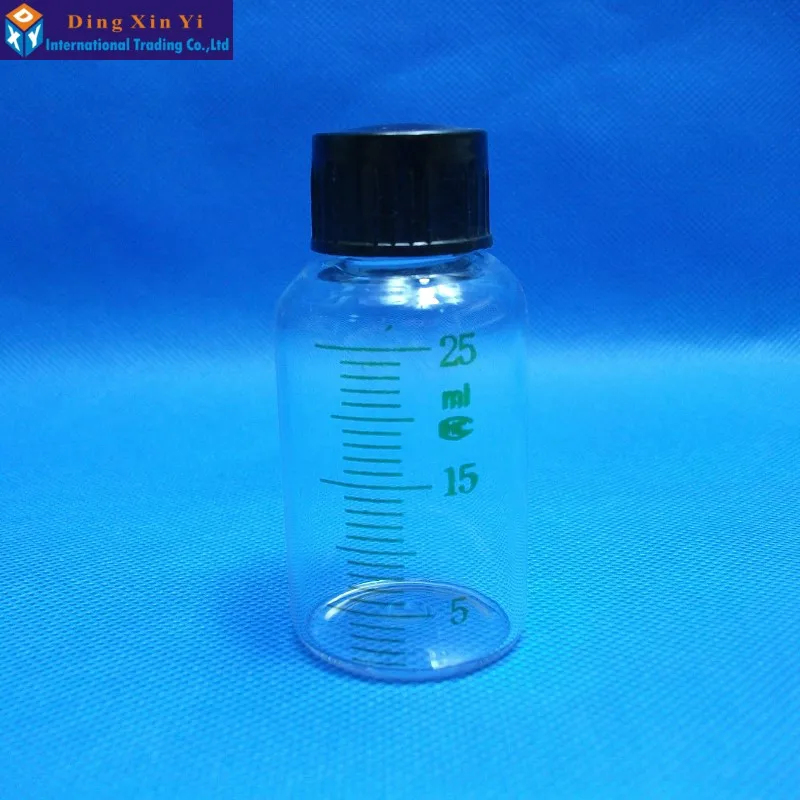 25ML10pcs/lot Glass Vials glass sample bottles Serum bottle graduated