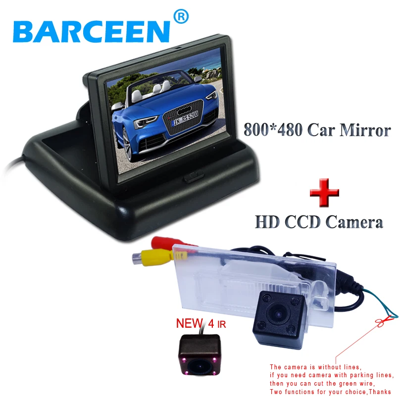 

Adapt for FIAT freemont car monitor foldable+rainproof function car rear view camera hot selling set for FIAT freemont