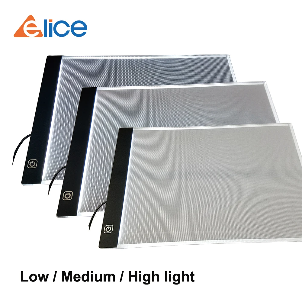 

Kids Christmas gift LED Light Pad Adjustable Lightness Tracing Board Light Box digital tablet for Artcraft Animation Sketching