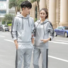 YWSRLM осень Для мужчин высокого качества комплекты Костюмы, худи+ штаны в комплекте комплект свитер с длинными рукавами в полоску для спортивный костюм с длинными рукавами любителей спортивной D68