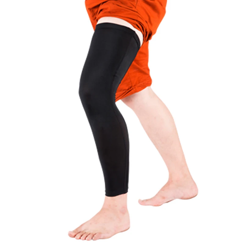 

Anti skid exercise long knee pads running riding nursing calf long leggings socks basketball football protective gear legwarmers