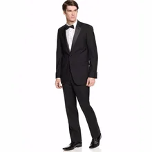 New font b Men s b font font b suits b font Black Groom Tuxedos Bridegroom