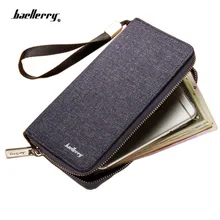 Новинка, роскошные Брендовые мужские кошельки, вместительный кошелек-клатч, Холщовый кошелек с зажимом для банкнот, кошелек для монет, мужской кошелек с ремешком на запястье, сумка для телефона