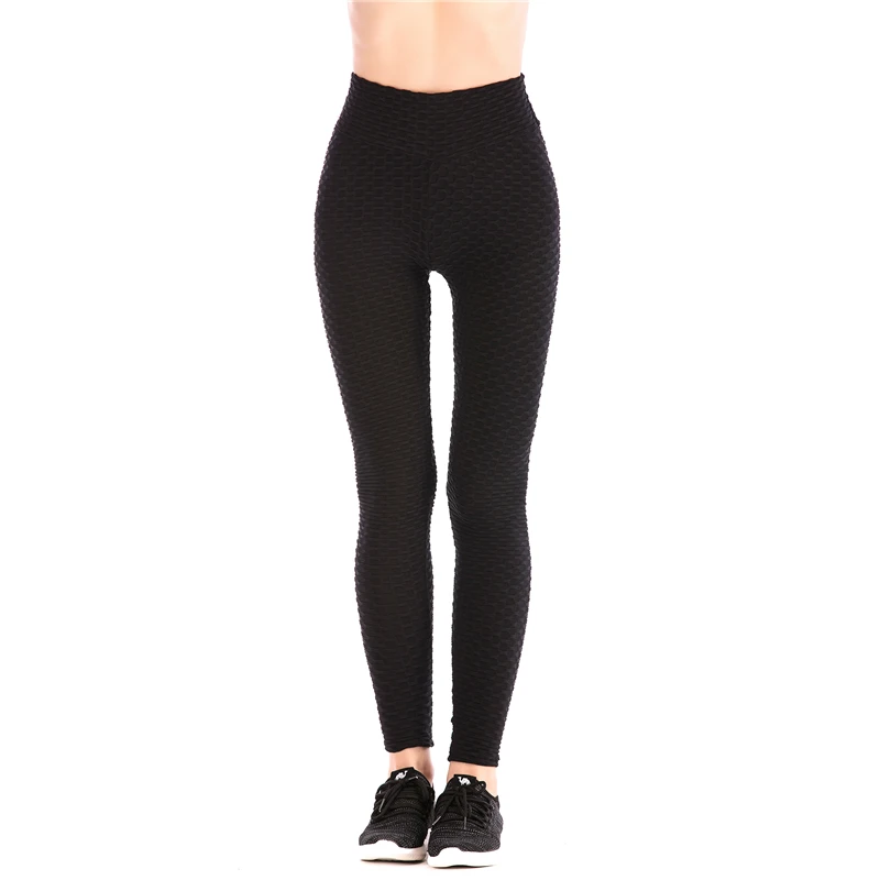 FLORATA новые сексуальные жаккардовые Тканые спортивные Леггинсы женские леггинсы для тренировок женские эластичные тонкие брюки для фитнеса