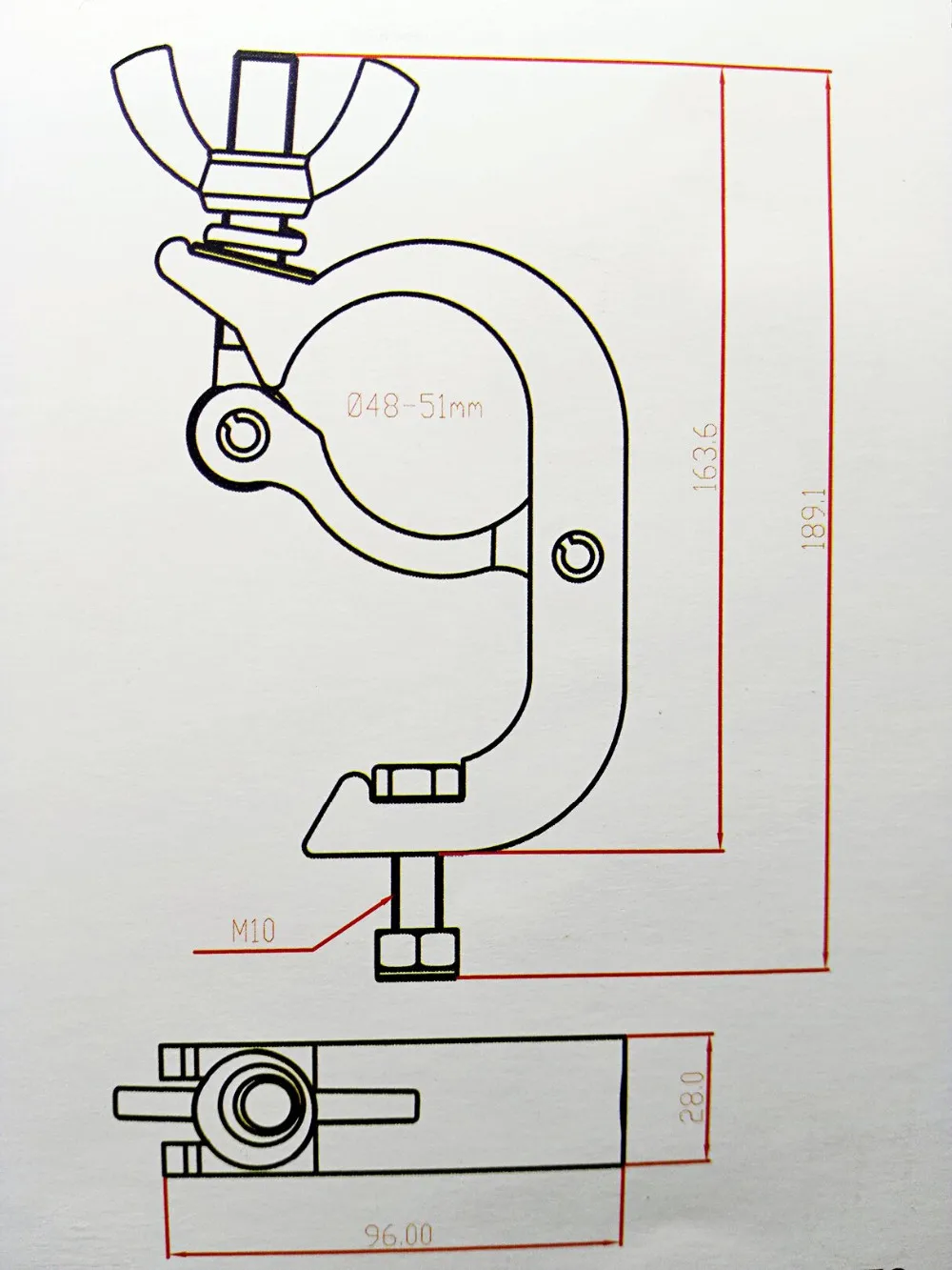 G lighting clamp