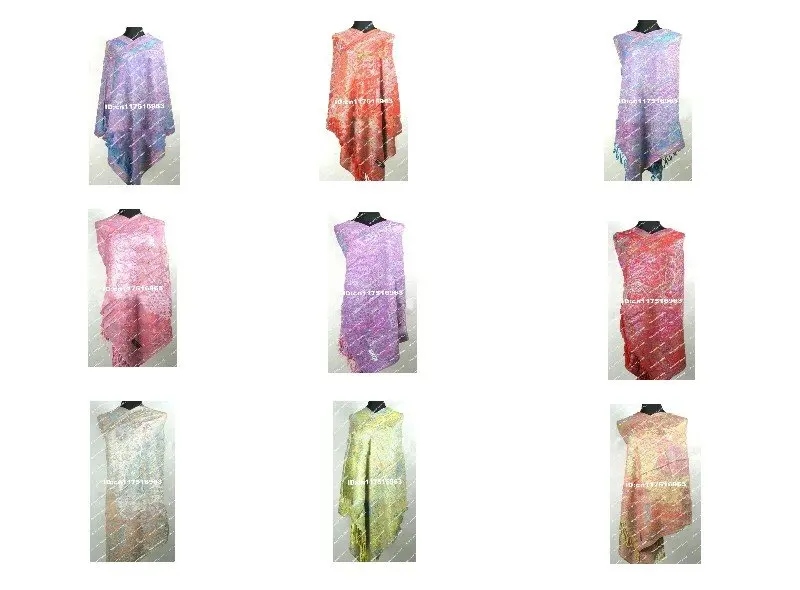 Free shipping lots of 10 FashionPashmina Scarves Shawl Wrap Stolein