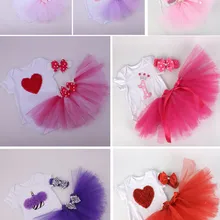 3 предмета, Новое поступление, милая повязка на голову для новорожденных девочек+ комбинезон+ юбка ручной работы, боди-пачка, комплект одежды для малышей, комбинезон, костюм