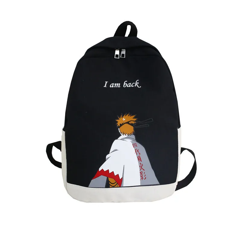 Школьный рюкзак с принтом аниме Наруто, модный мультяшный школьный рюкзак для подростков, школьная сумка, рюкзак Mochila