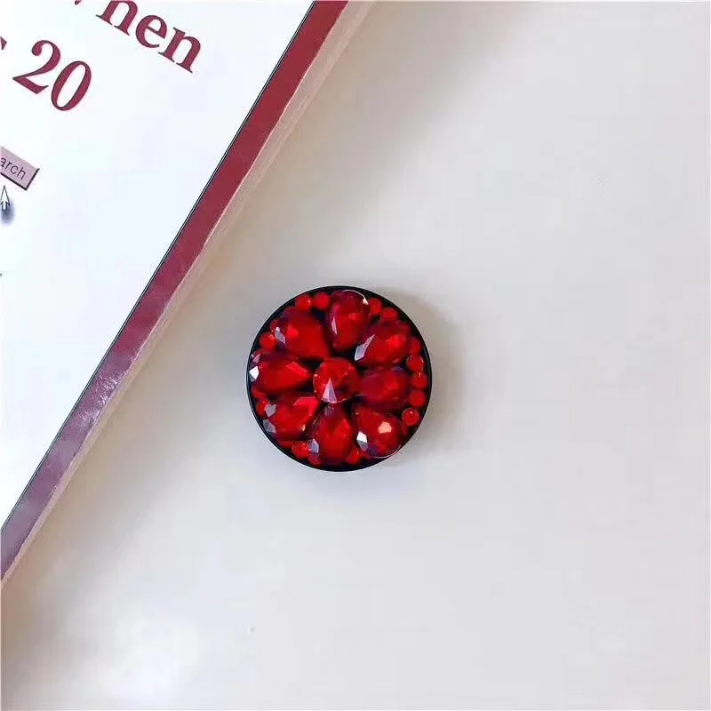 Glitter Diamond Phone Holder For iPhone/Samsung/Huawei Universal Expanding Finger Ring Grip Stand Support For Women Accessories Glitter Diamond Phone Holder For iPhone/Samsung/Huawei Universal Expanding Finger Ring Grip Stand Support For Women Accessories