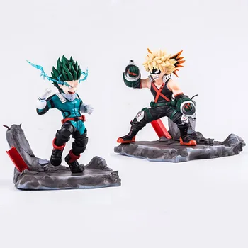 

My Hero Academia Action Figure Anime Model Bakugou Katsuki Midoriya Izuku Dolls Decoration Collection Figurine Toys 14-15cm