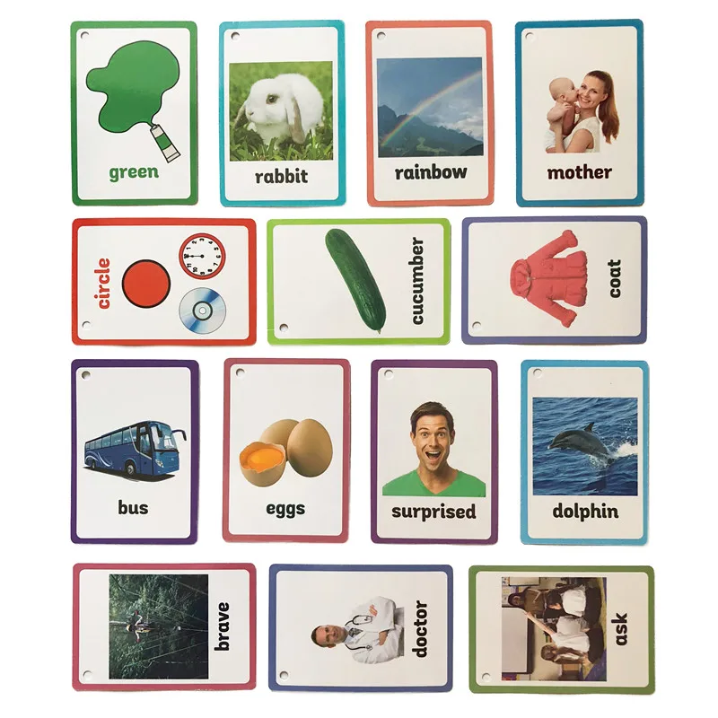 26 categories 760 cards kids learn english word card word cards for babies