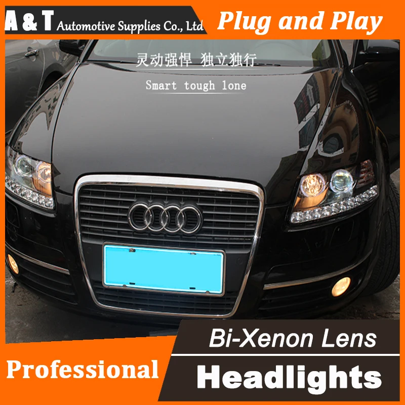 Car Styling for Audi A6 C5 Headlight assembly 2005 2012 A6 LED