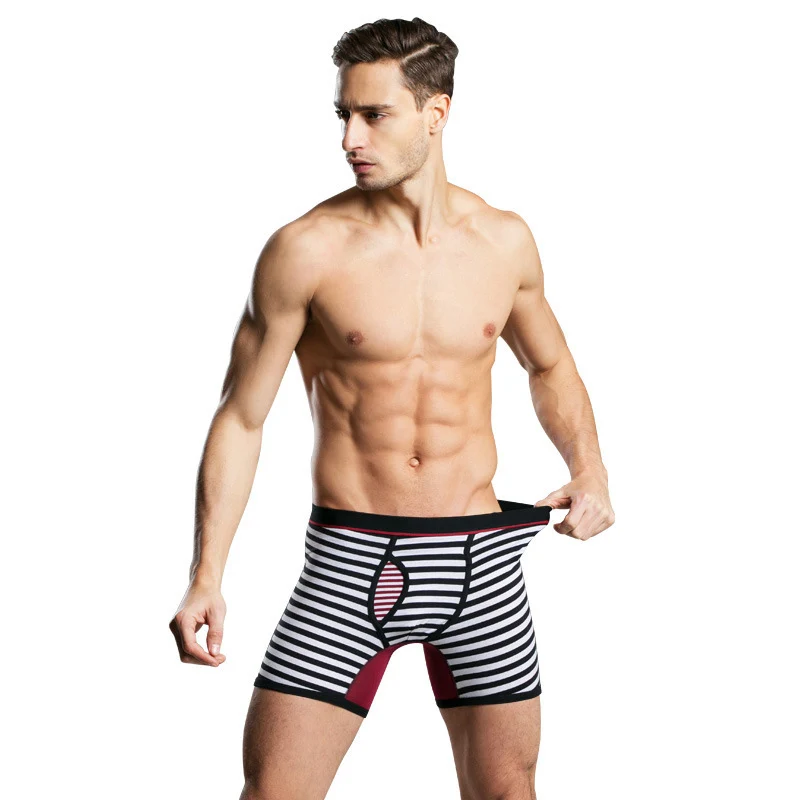 Buy 2017 Men Fashion Boxers Lengthen Comfortable