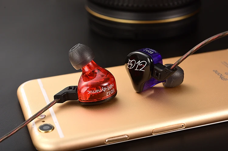 KZ ED12 пользовательские стильные наушники съемный кабель В Ухо Аудио мониторы шумоизоляция HiFi музыка спортивные наушники с микрофоном