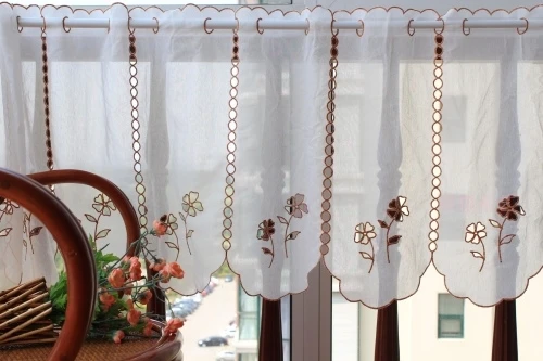 Compra cortinas de la cocina corta online al por mayor de china ...