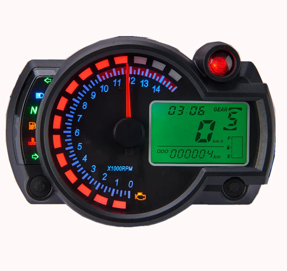 KOSO RX2N motorcycle meter backlight adjustable, wheel size adjustable