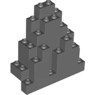 

Elements Brick Parts 6083 Rock Panel 3x8x7 Triangular Classic Piece Building Block Toy Accessory Bricklink Y2189