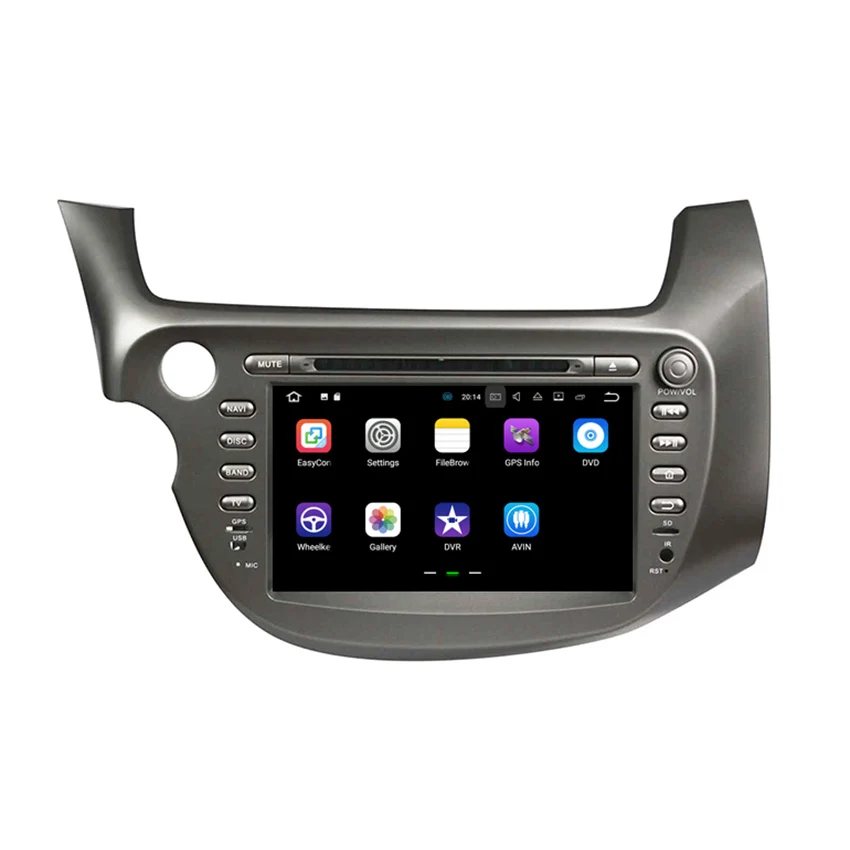 Sale Liislee 2 din Android Car Navigation GPS For Honda Fit Jazz 2007~2014 Big Screen Auto Radio Multimedia Player Bluetooth 1
