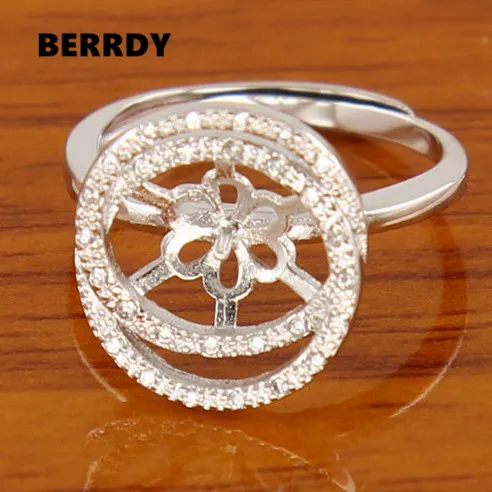 Красивые Бесплатная Размеры Регулируемый жемчужное кольцо настройки выводы крепления для женщин Интимные аксессуары Запчасти для Oyster Akoya