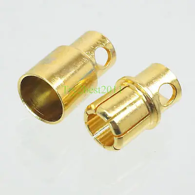

Integy High Current Gold Plated 8mm Bullet Male & Female Connector Set