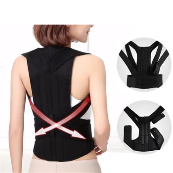 Adjustable Adult Back Posture Corrector Therapy Shoulder Lumbar Brace Spine Support Belt Women Posture Correction Body Shaper