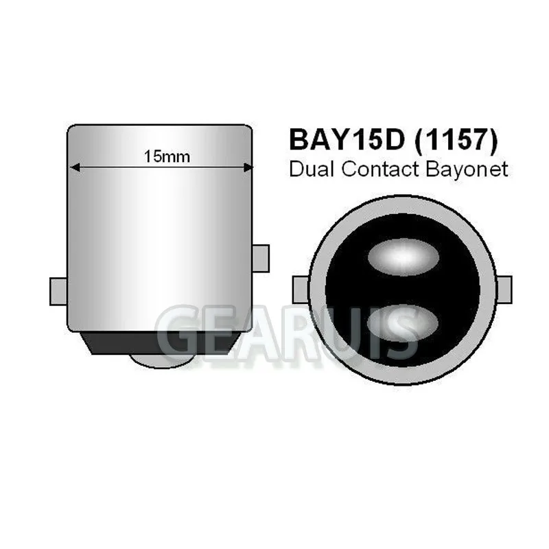 100 шт. автомобисветильник светодиодсветодиодный лампы 1156 BA15S 1157 BAY15D 8 SMD