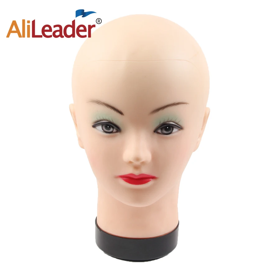 Alileader Hot Sale Female Mannequin Head Hat Wig Head Bald Mannequin