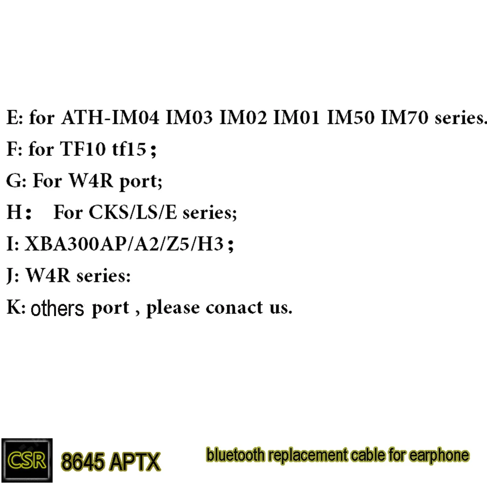 PIZEN TJBT65 беспроводной HDMI Bluetooth медный кабель для IE80 SE215 SE535 SE846/zs5 zs6 ZST ZS10 ES4/QKZ/TRN кабель для наушников - Цвет: OTHER PLEASE CONTACT