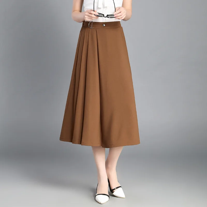 Plus Size Women Chiffon Wild Wide Leg Loose Skirt Pants 2018 Summer Calf-Length of Pants Female Thin Section Ladies Clothing Plus Size Women Chiffon Wild Wide Leg Loose Skirt Pants 2018 Summer Calf-Length of Pants Female Thin Section Ladies Clothing
