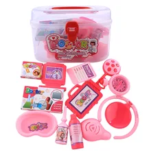 NFSTRIKE 14 шт./компл. Овальный Форма ролевые игры медицинские игрушки комплект ящик для хранения медицинского оборудования играть инструментов набор игрушек для детей