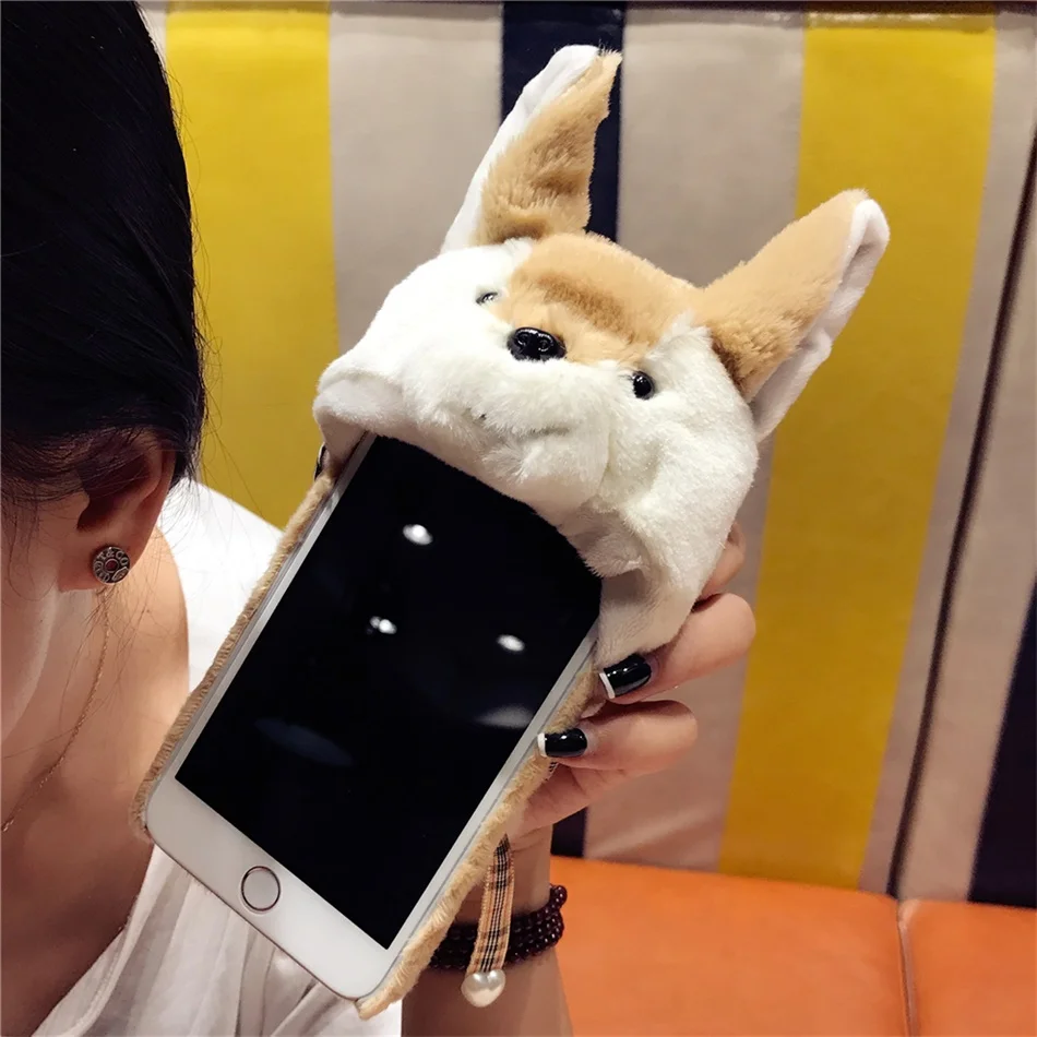 iPhone XS Max XR X Fur Hat Case (12)