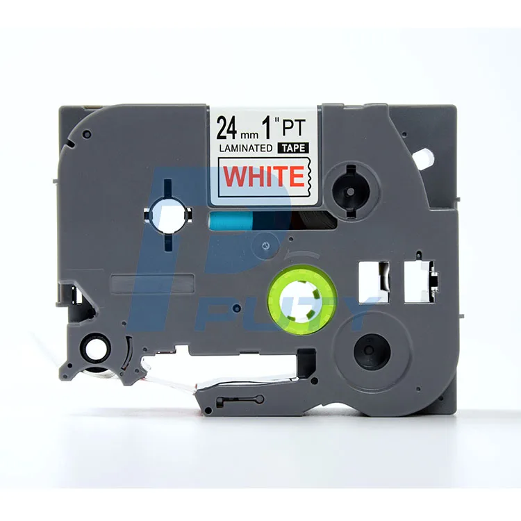 China suppliers 24mm red on white tze tapes TZ2-252 TZe-252 laminated blank cassette | Компьютеры и офис