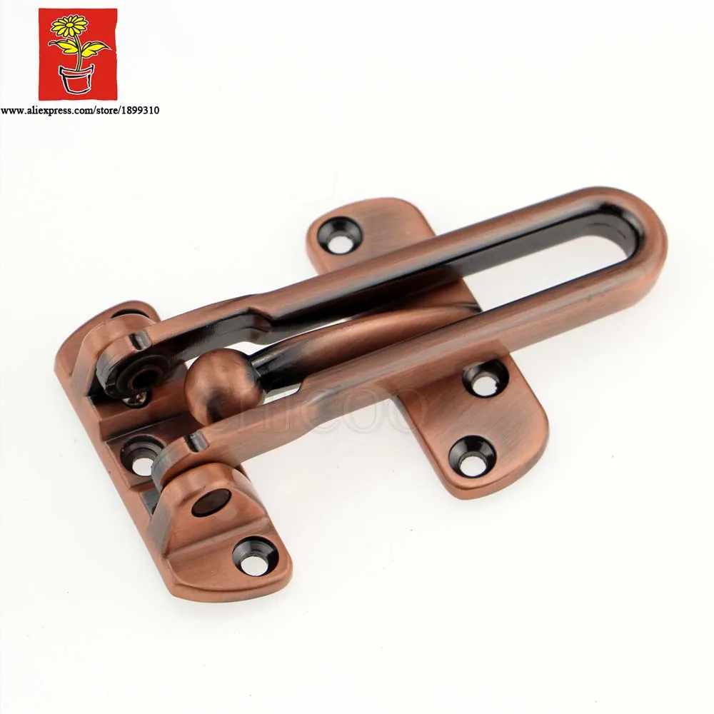 CHICOO Zinc Alloy Antique Copper Window Security Door Guard Latch Door