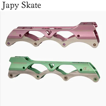 

Japy Skate Powerslide Alpha Inline Skating Frames 219mm Rockered 231 243mm Flat Frames For SEBA Slalom Skates Base Rocking
