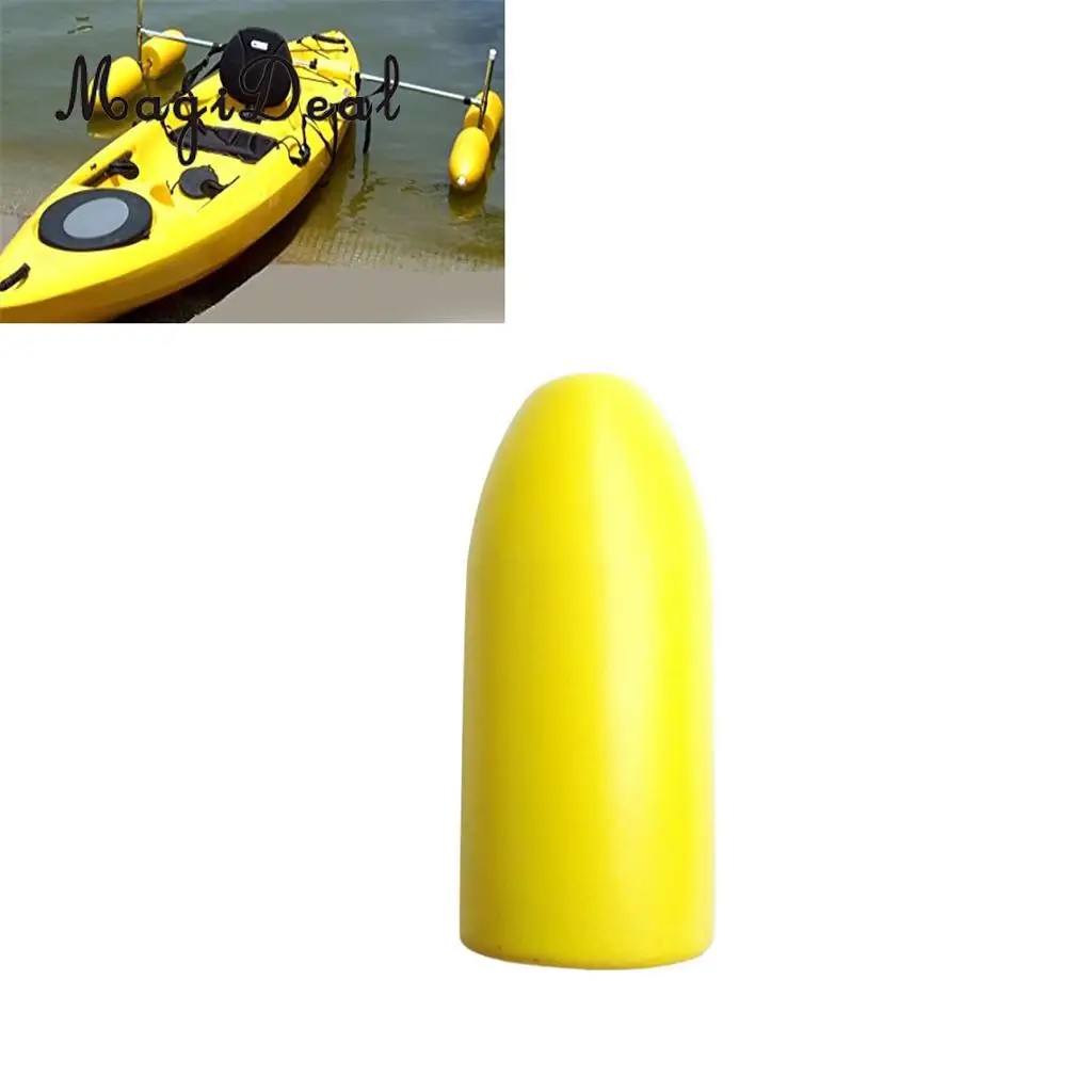 4Pcs Premium Yellow PVC Foam Kayak Canoe Outrigger Stabilizer Water Float Buoy for Boat Fishing Standing SUP Beginners