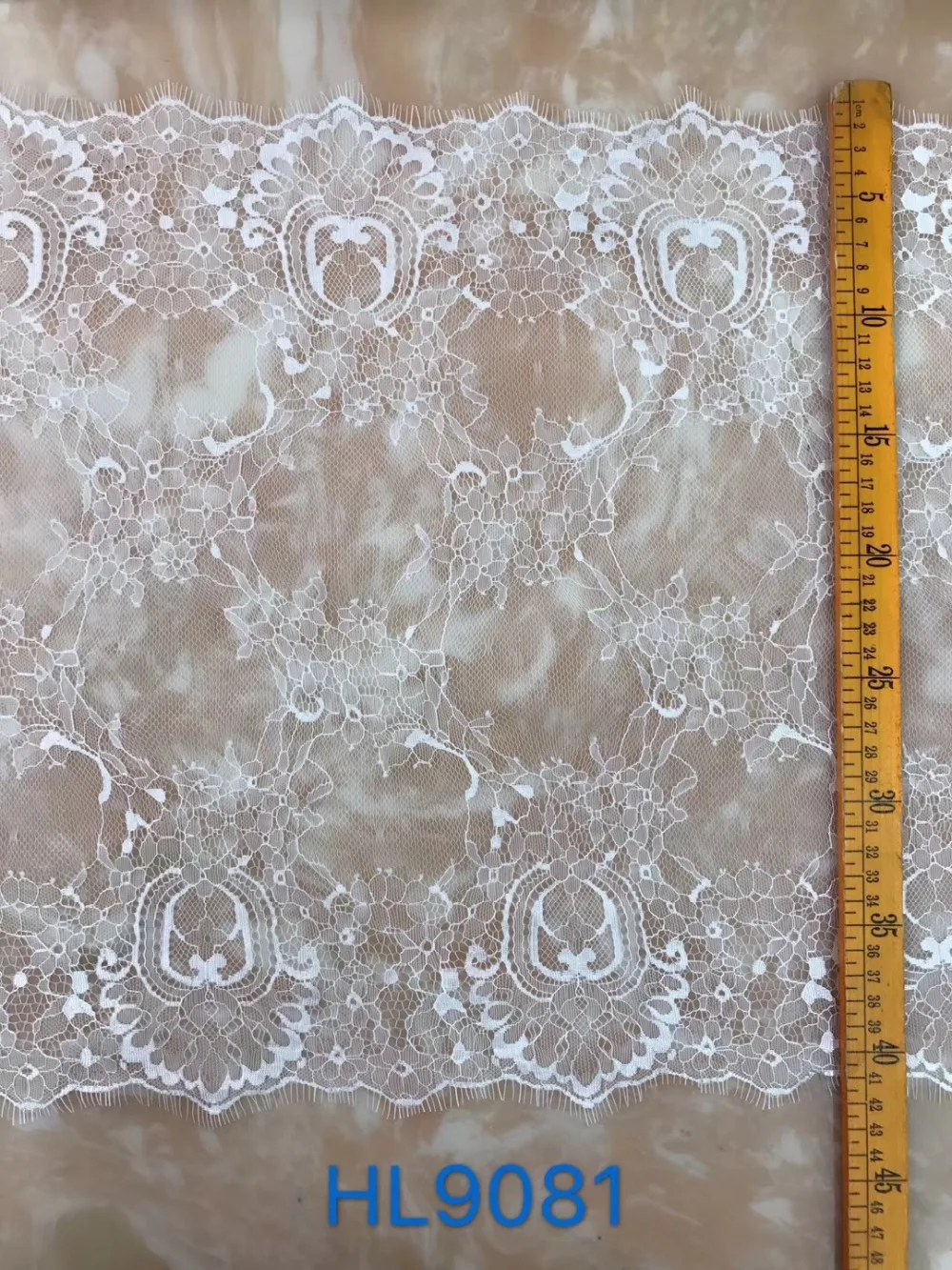 

37cm/41cm*3yards/pcs non-elastic big nylon eyelash lace trim,big eyelash lace, skirt hemline lace,HL66006/9081