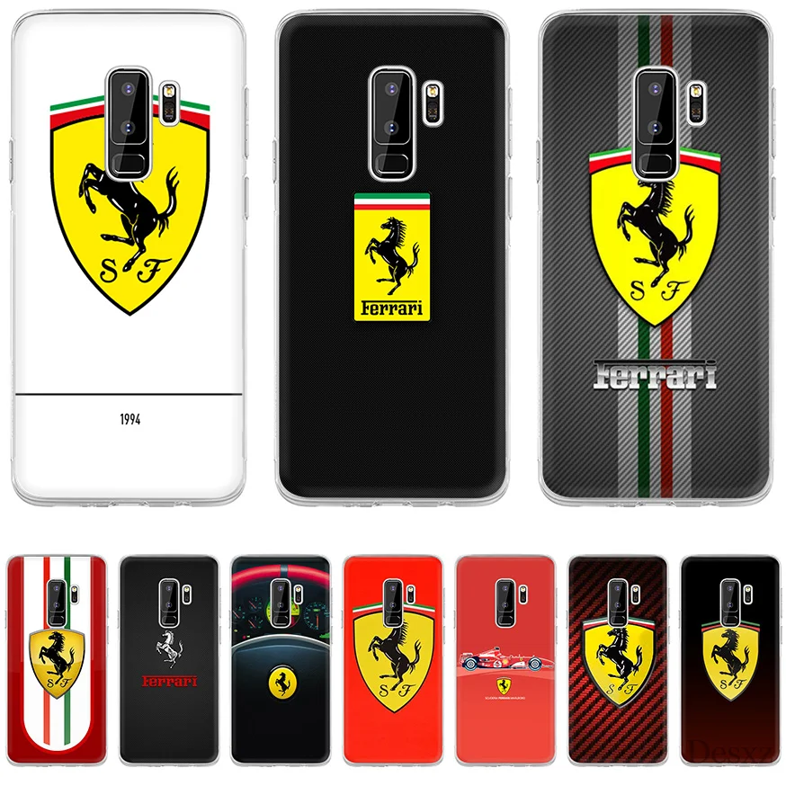 

Desxz Ferrari Car Logo For Samsung S8 S9 S10E S10 Plus S3 S4 S5 S6 S7 Edge Note 8 9 M10 M20 M30 Cover