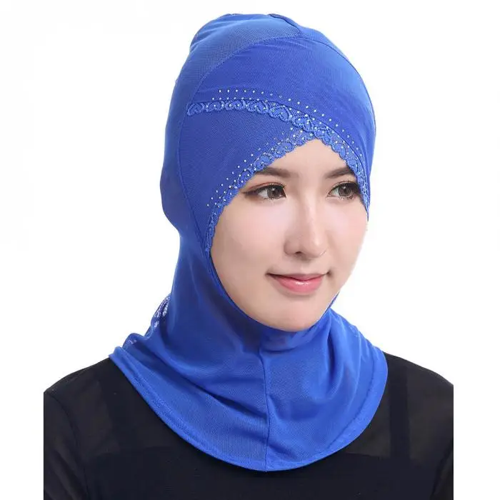 Женский мусульманский женский шарф, шапка, шарф-хиджаб, головной убор, головной убор, модный шарф AIC88