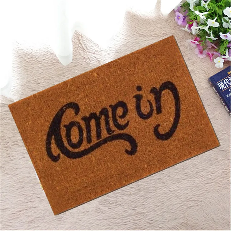 New Modern Rubber Floor Home Front Door Entry Mat Carpet