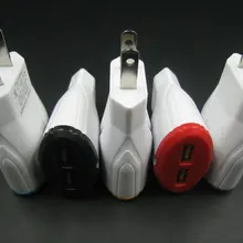 Домашнее зарядное устройство USB адаптер ЕС США вилка Бабочка 2 USB настенное зарядное устройство адаптер для iPhone samsung телефон 50 шт./партия