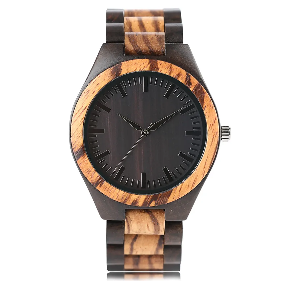 YISUYA Luxury Wooden Watches for Men Vintage Analog Quartz Handmade Walnut Zebra Bamboo Wood Band Wristwatch Clock Christmas Gifts Reloj  (6)