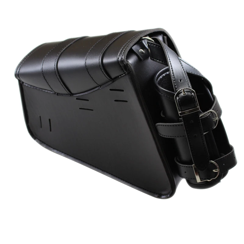 Черная искусственная кожа Solo Swing Saddlebag and Pannier хранение Совместимо с Sportster XL883 XL1200
