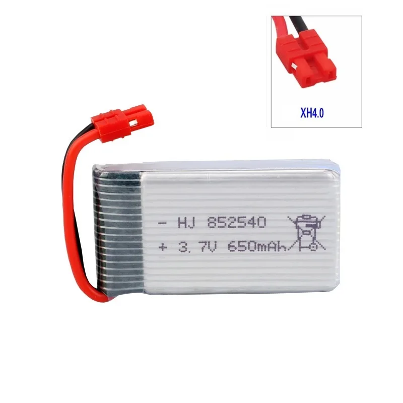 Высокая скорость 3,7 V 650mAH 25c для Syma X5C X5HC X5HW FY550 HJ818 HJ819 Квадрокоптер Lipo батарея 3,7 V 852540 батарея для XH4.0 разъем