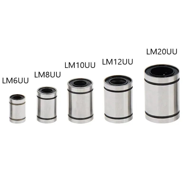 

New 1PC LM6UU LM8UU LM10UU LM12UU LM16UU LM20UU Linear Bushing CNC Linear Bearings Linear Shaft