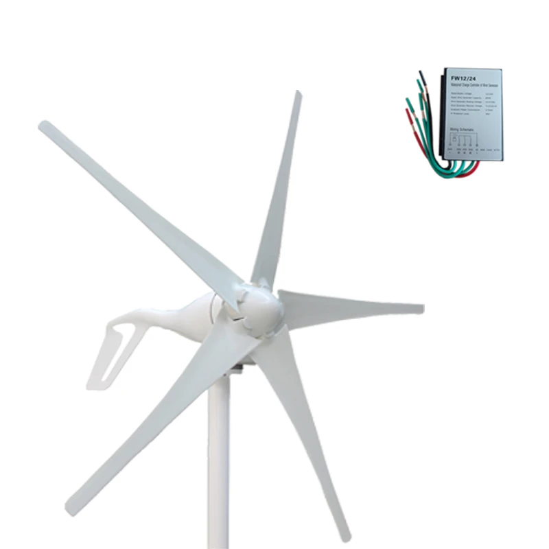 

Free Shipping Wind Turbine 12V 24V Wind Energy Generator 400W Windmill With Controller