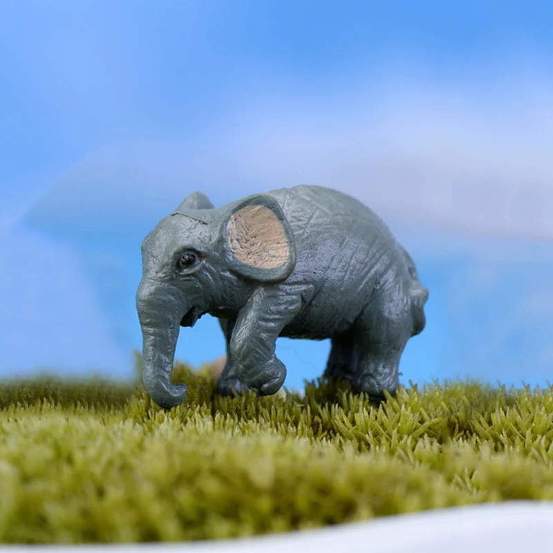 Минимодель украшение в виде слона микро-ландшафт сделай сам аксессуар украшение домашний декор