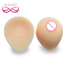 500g/pair A Cup Water Drop Silicone Breast Boob Ehhancer Crossdresser Sexy Cleavage Artificial Silicone Tits Chest Bust For Men