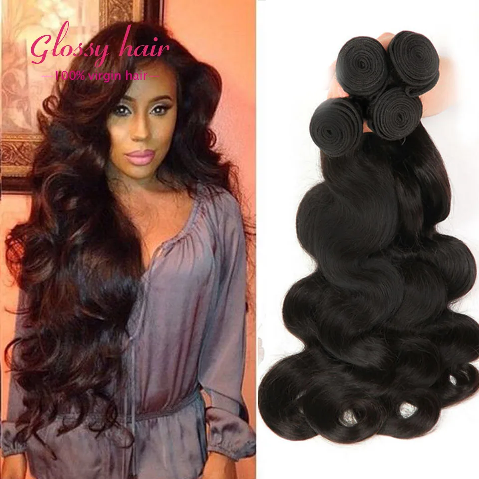 Brazilian Virgin Hair Body Wave Brazilian Hair Weave 4 Bundles 7A Unprocessed Virgin Human Hair Extension Soft Mink Body Wave
